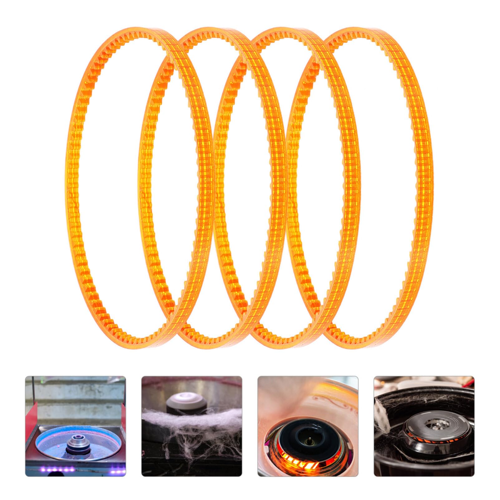 IMIKEYA 4 Stück Riemen Für Zuckerwattemaschine Kunststoff-Ersatzriemen Für Elektrische Kommerzielle Zuckerwattemaschine Zuckerwattemaschine Und Ersatzteile