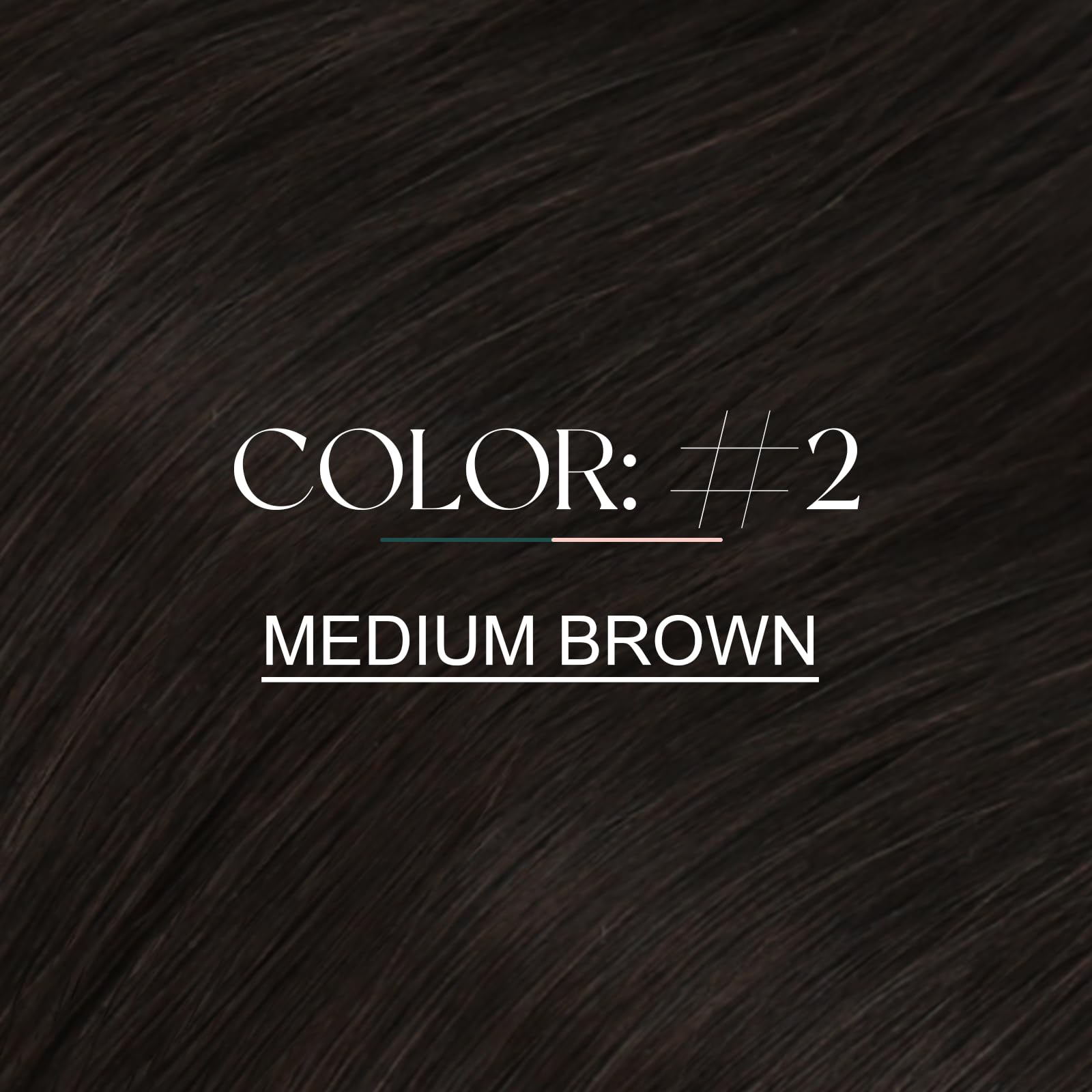 Easyouth U Tip Hair Extensions Brown Keratin Tip Hair Extensions Real Human Hair Darkest Brown Keratin Hair Extension Human Hair with Natural Texture 18Inch 50G 1G/S — view 2