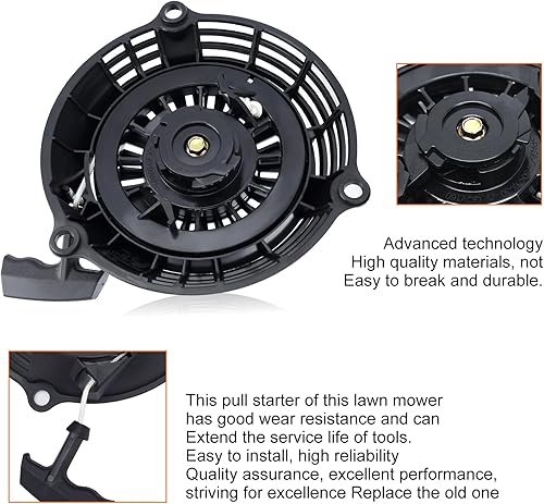 Miniatura 6 de Hipa GCV160 Arrancador de retroceso de arranque para Honda GCV 160 GCV135 EN2000 Hru19 GC135 GC160 EN2000 Generador Motor Reemplazar 28400-Z0L-V20ZA
