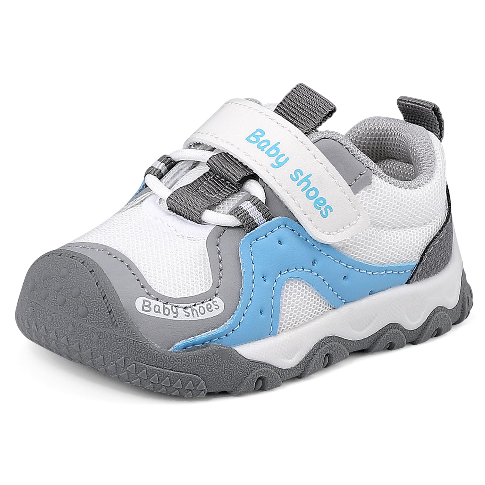LACOFIA Scarpe Primi Passi Bambina Scarpe Neonato Sneakers Bimbo con Morbide Suola Gomma Antiscivolo