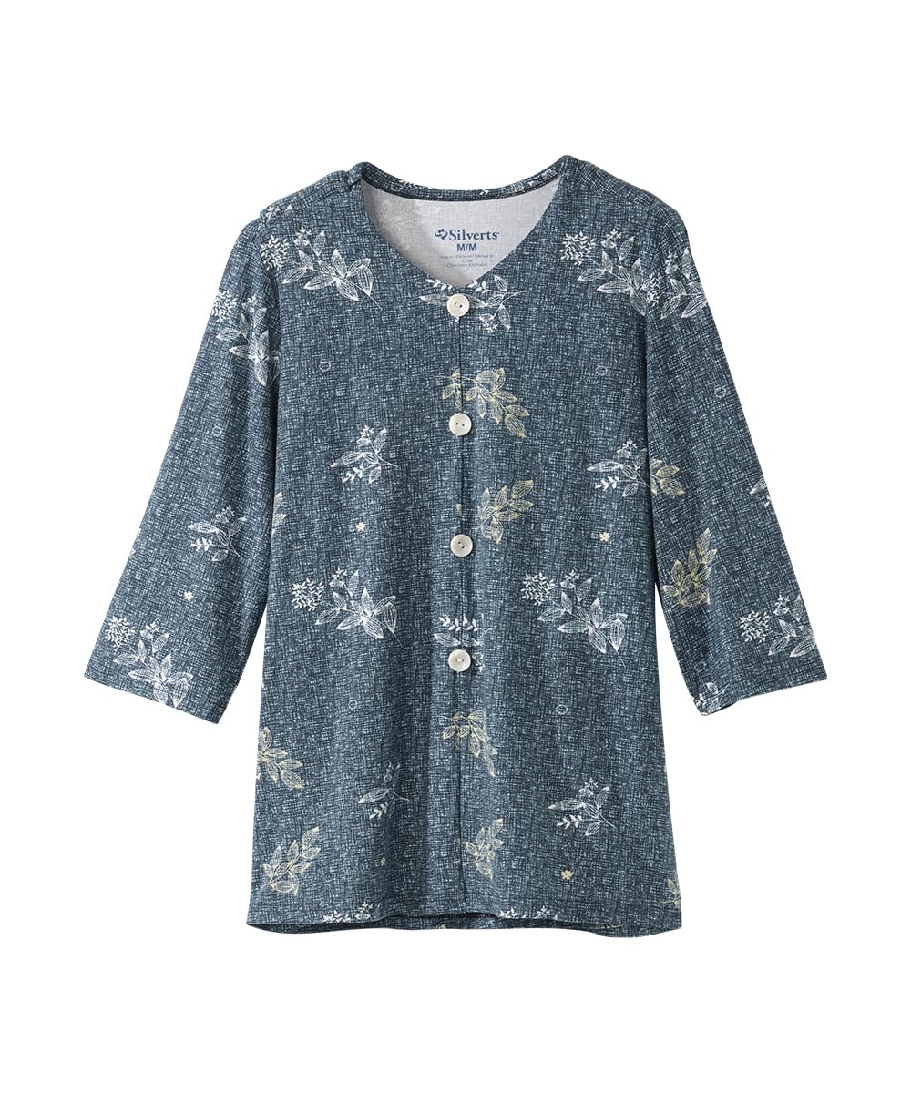 Women’s Open-Back Adaptive Faux Button Top