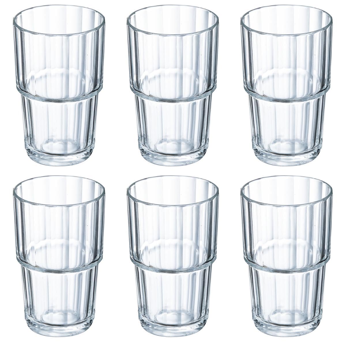 Amazon.com: Arcoroc 60440 Norvege Stacking Tumbler, 270mL Capacity