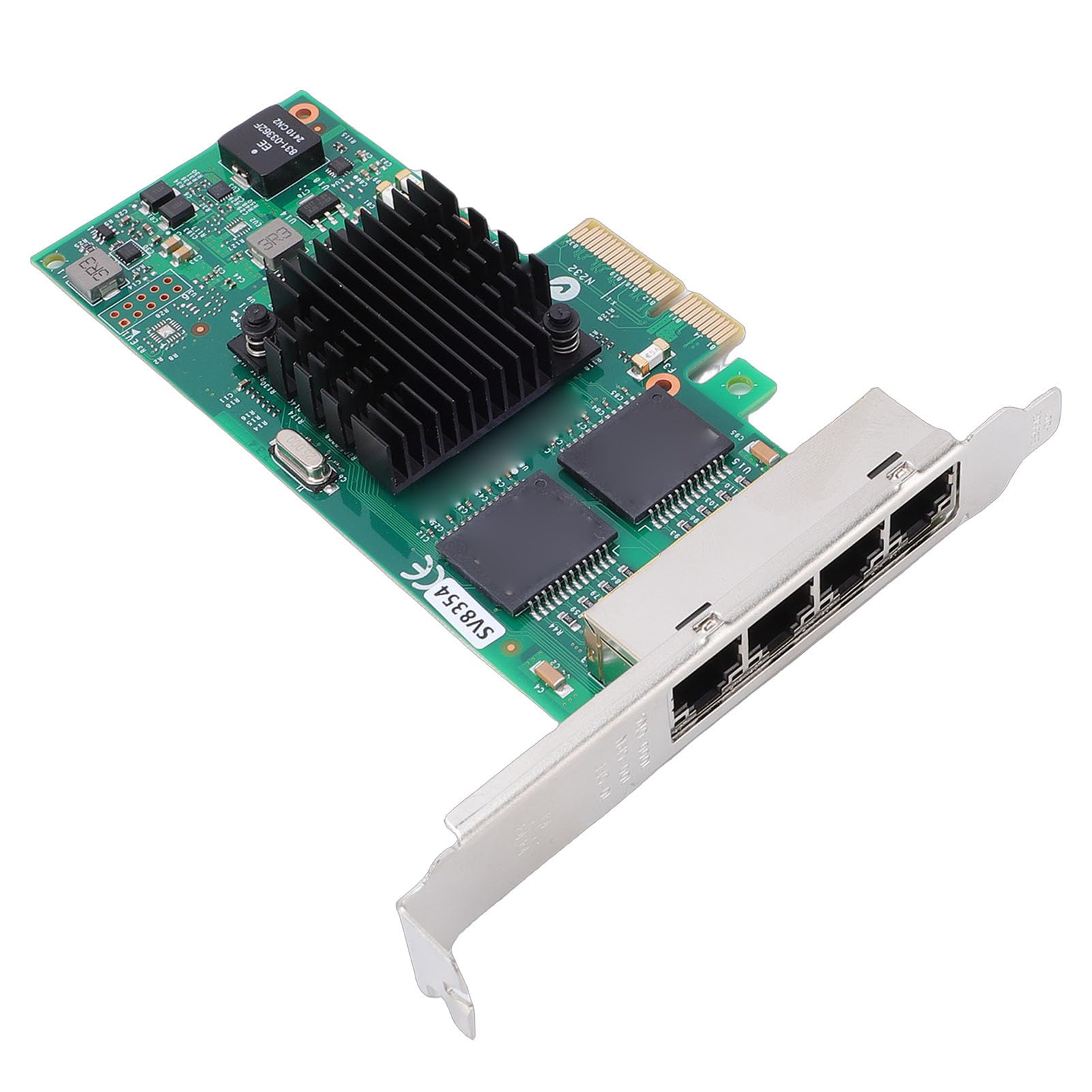 Tonysa Adaptador de Red PCIE Gigabit | Tarjeta Ethernet de 1000Mbps con Controlador 350AM4 Puerto RJ45 para Escritorio y Servidor