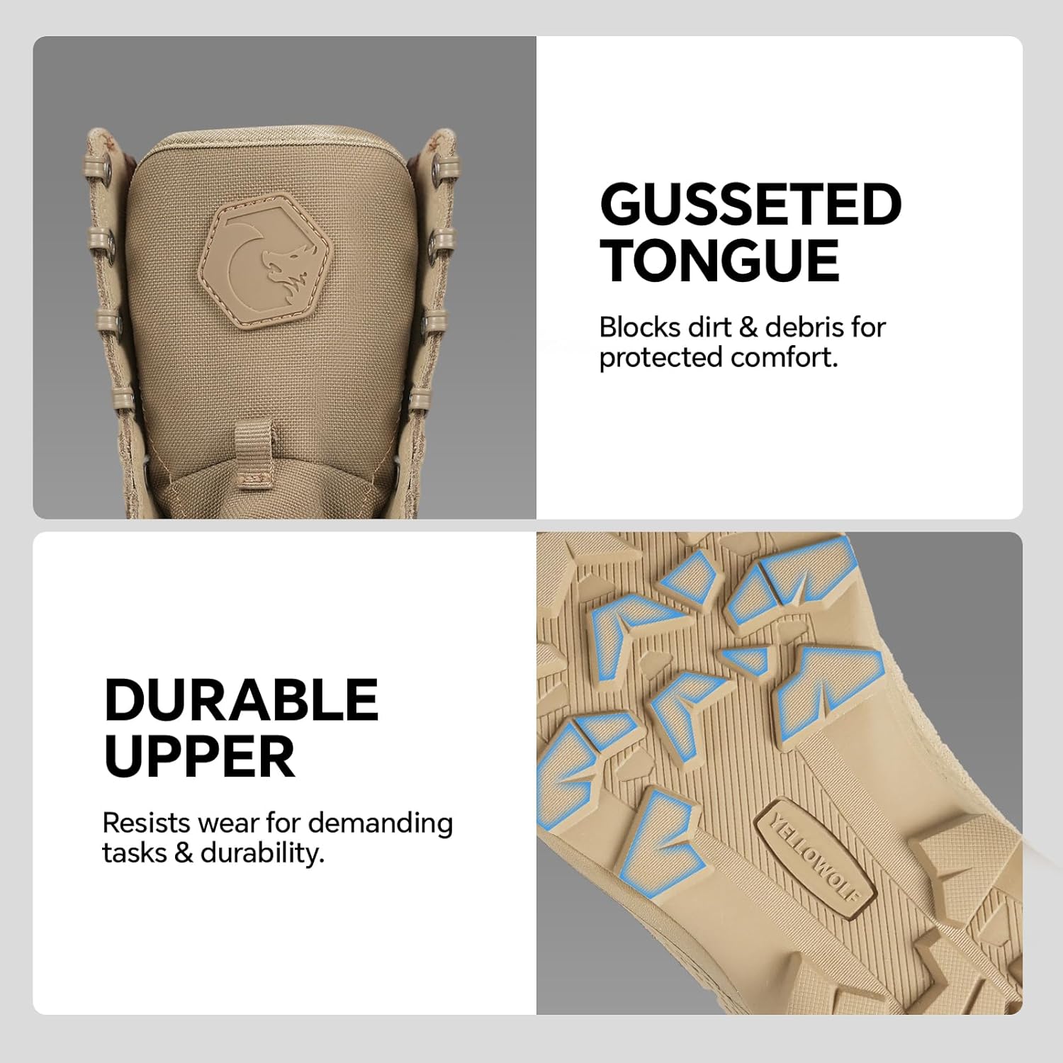 Tactical Boots For Women 8 inch Women's Lightweight Combat Motorcycle Boots Zipper Military Work Boots Desert Emt Boots - Image 5