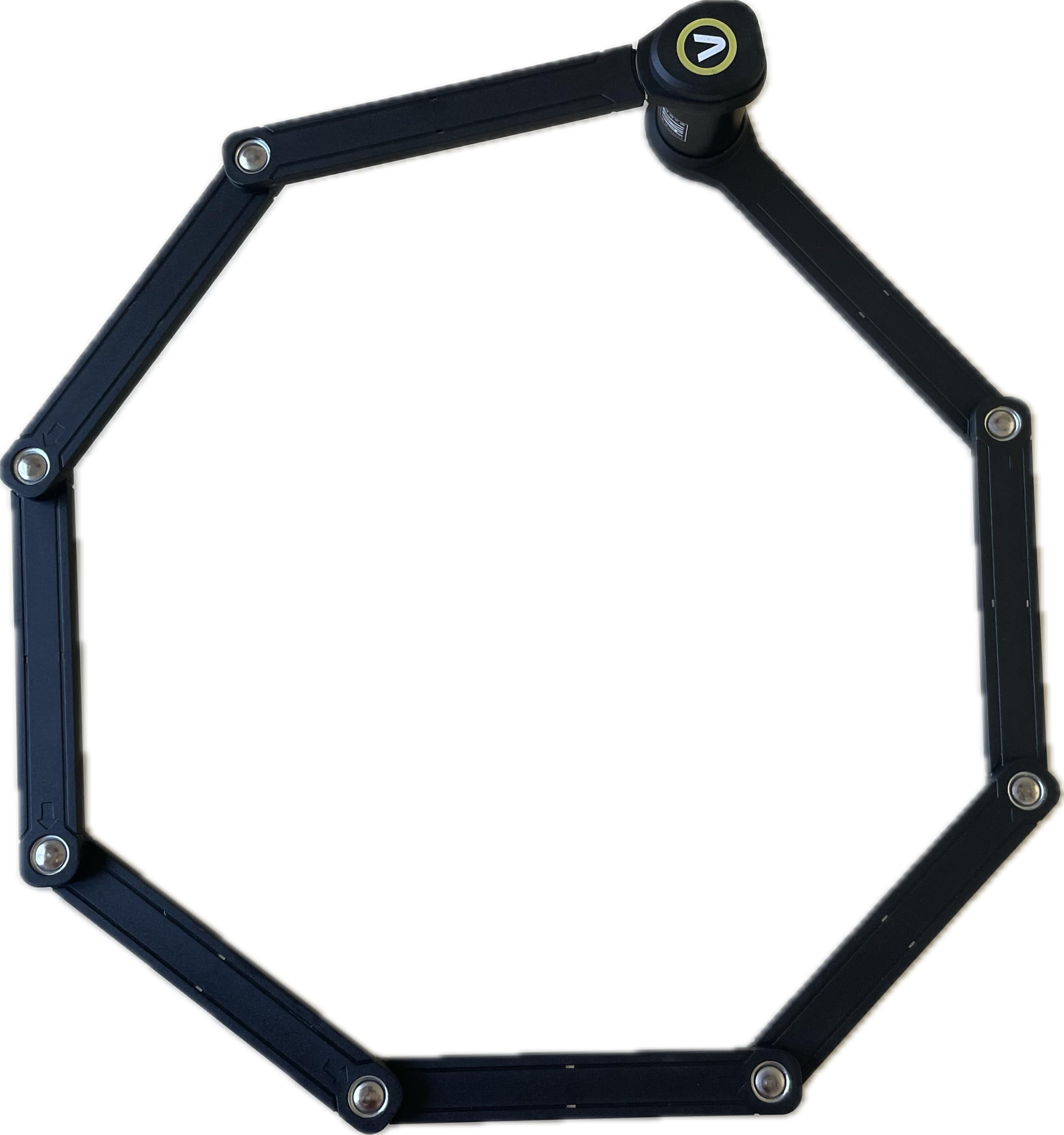 AUVRAY - Antivol vélo articulé City Lock 360 Pro - Certifié ART 4321 - Niveau de sécurité 8/10 - Recommandé par les Assureurs - Longueur 1200mm - Acier trempé - Tête rotative 360° - Haute sécurité