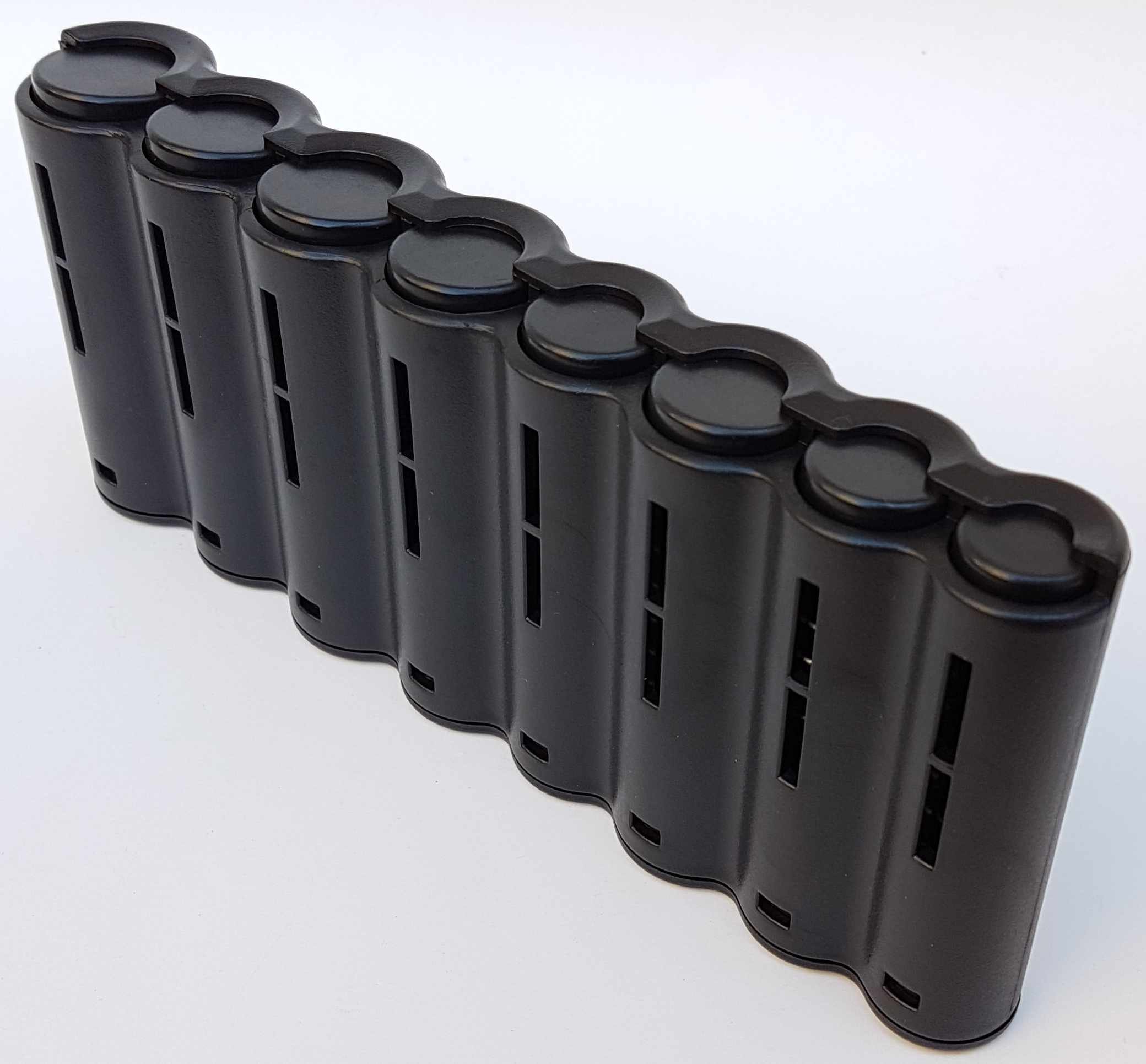Monnayeur Distributeur de Monnaie des 8 Pièces d'Euro,Idéal pour Sacoche de Serveurs, Serveuses, Chauffeurs de Taxi, Bus, Machinistes, Forains, Commerçants Fabriqué en Europe. (Noir)