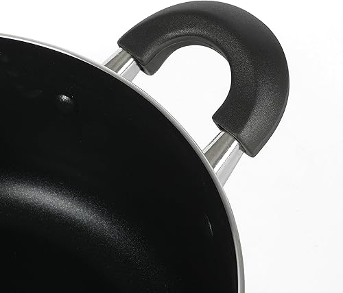 Miniatura 5 de Oster Clairborne - Juego de ollas y sartenes antiadherentes de aluminio de alta calidad, con inducción y mango de baquelita, color blanco con moteado