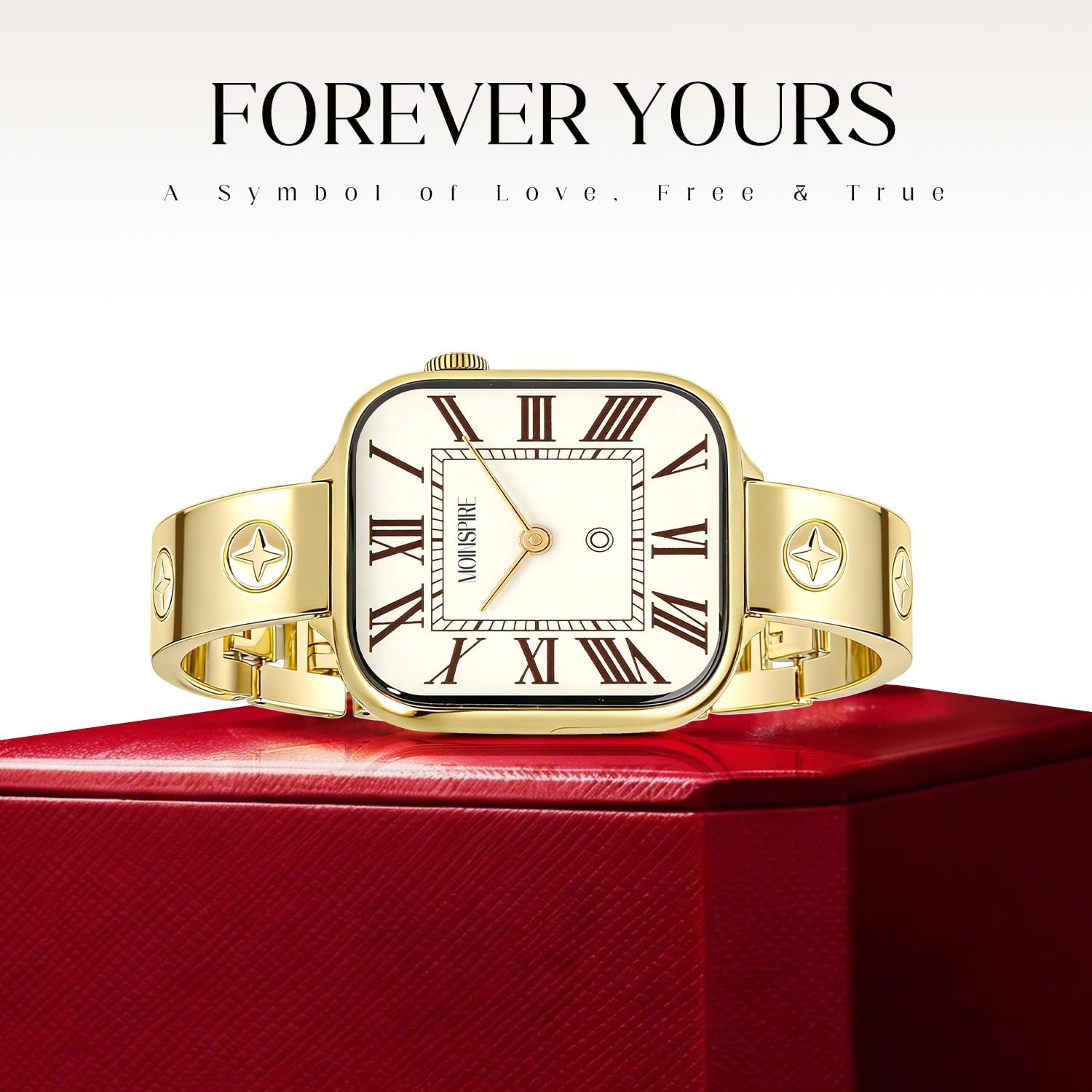 Gold Watch Bands for Women Compatible Apple Watch 40mm 41mm 38mm 42mm 46mm 44mm 45mm 49mm Adjustable Dressy Metal Jewelry Bracelet Strap for iWatch Series 11 10 9 8 7 6 5 4 3 2 1 SE Ultra - Image 4