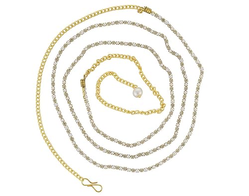 Buy Vama Fashions Pearl \u0026 White Stone 