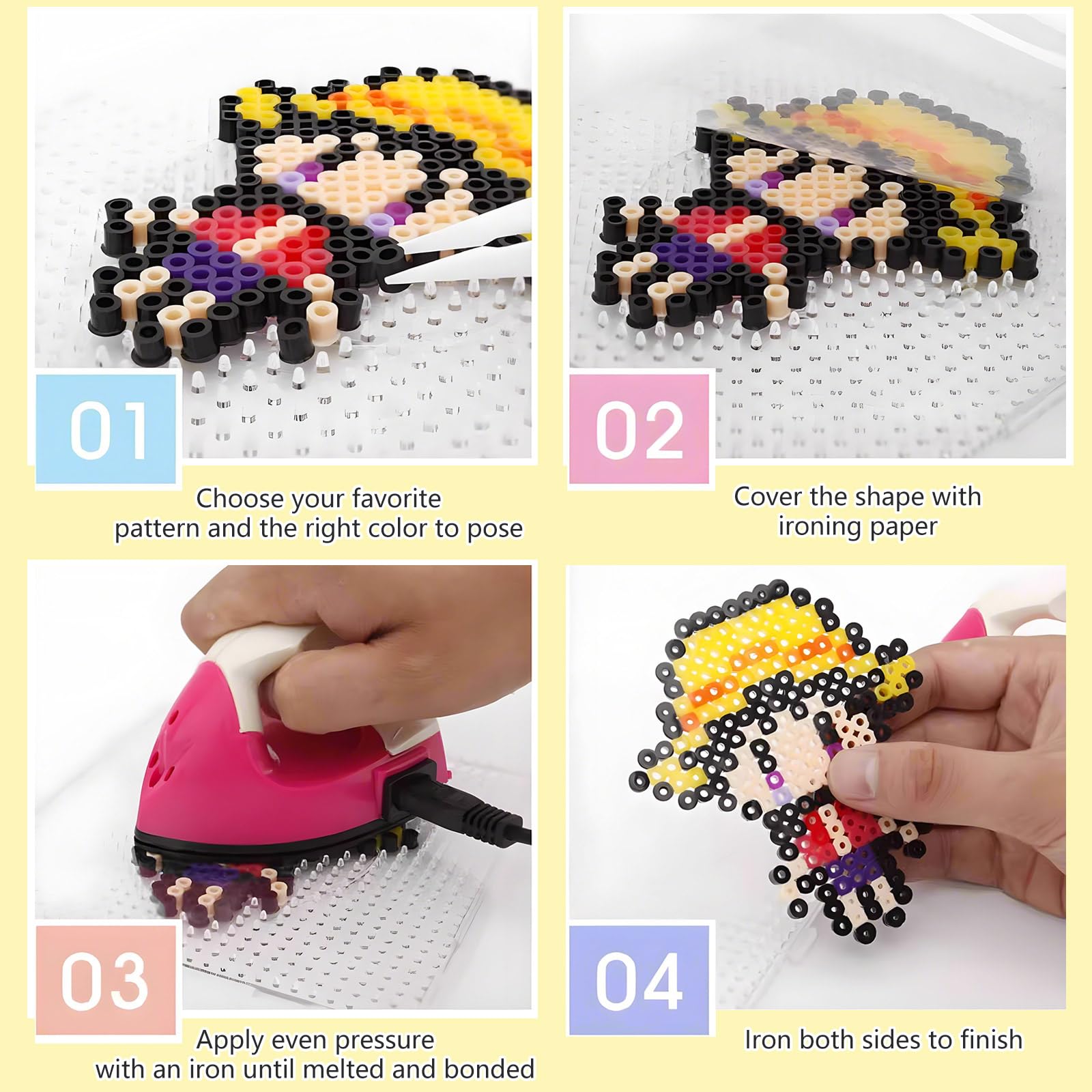Perles Hama Noel LULUETPUE Christmas Kit De Perles à Repasser, 7000 PièCes De Perles à Repasser De 5 Mm, Kit Artisanal De Perles à Repasser Avec Panneau Perforé, Pour Enfants GarçOns Filles Perles Hama Noel LULUETPUE Christmas Kit De Perles à Repasser, 7000 PièCes De Perles à Repasser De 5 Mm, Kit Artisanal De Perles à Repasser Avec Panneau Perforé, Pour Enfants GarçOns Filles