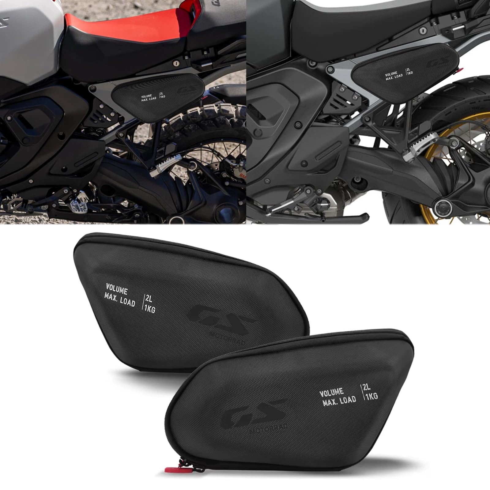For R1300 GS ADV 2024 R1300GS Adventure R 1300 GSA 2024 2025 Nuovi accessori Borsa portaoggetti per moto Borsa per cavalletto laterale Borsa impermeabile