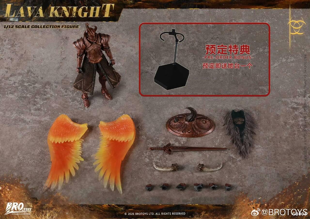 BROTOYS GB004 Figurka 1/12, rycerz, gołe ciało, ruchoma, figurka akcji, malowana