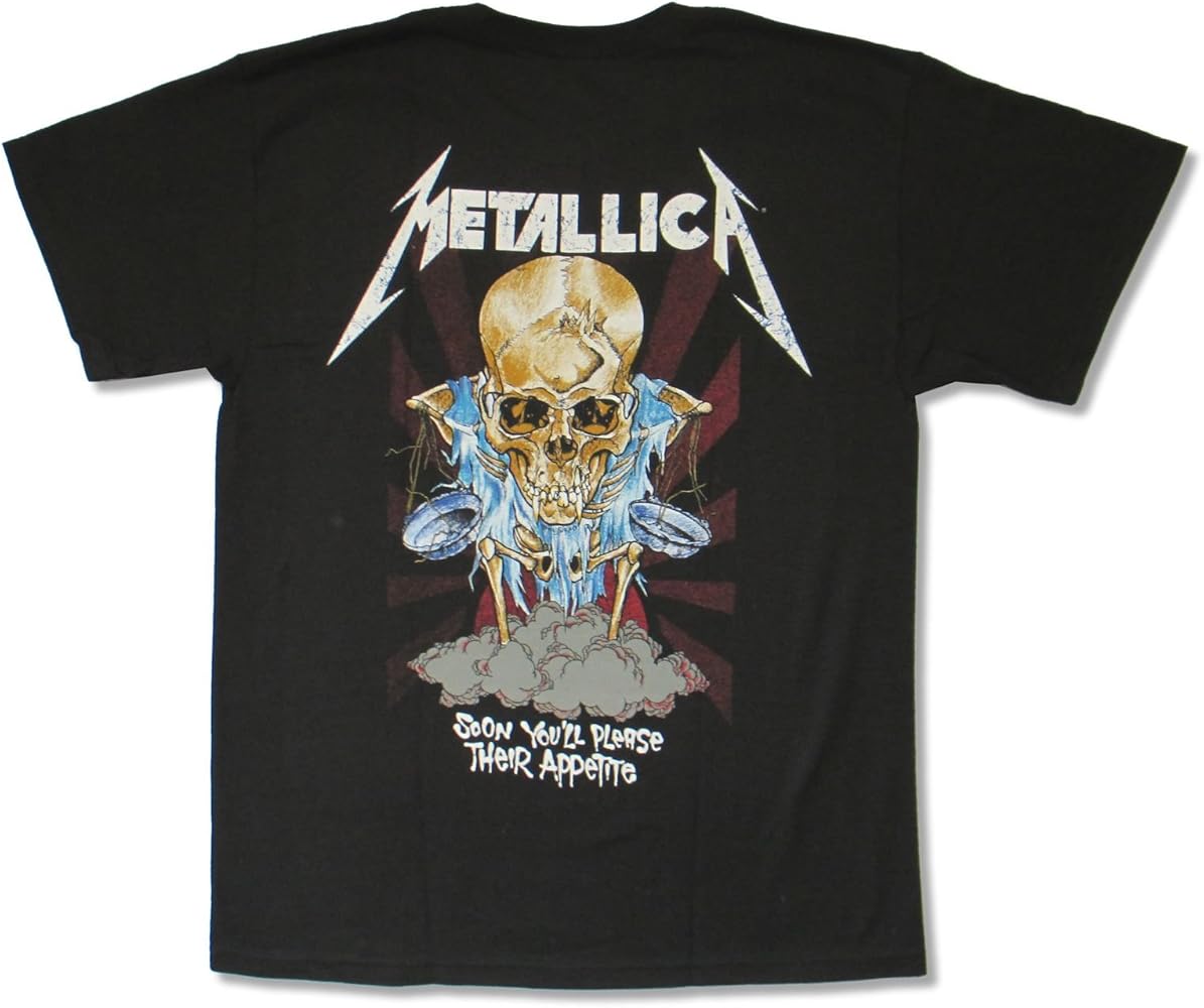 Amazon.com: Metallica Doris Pushead Art Mens Black T Shirt (Small