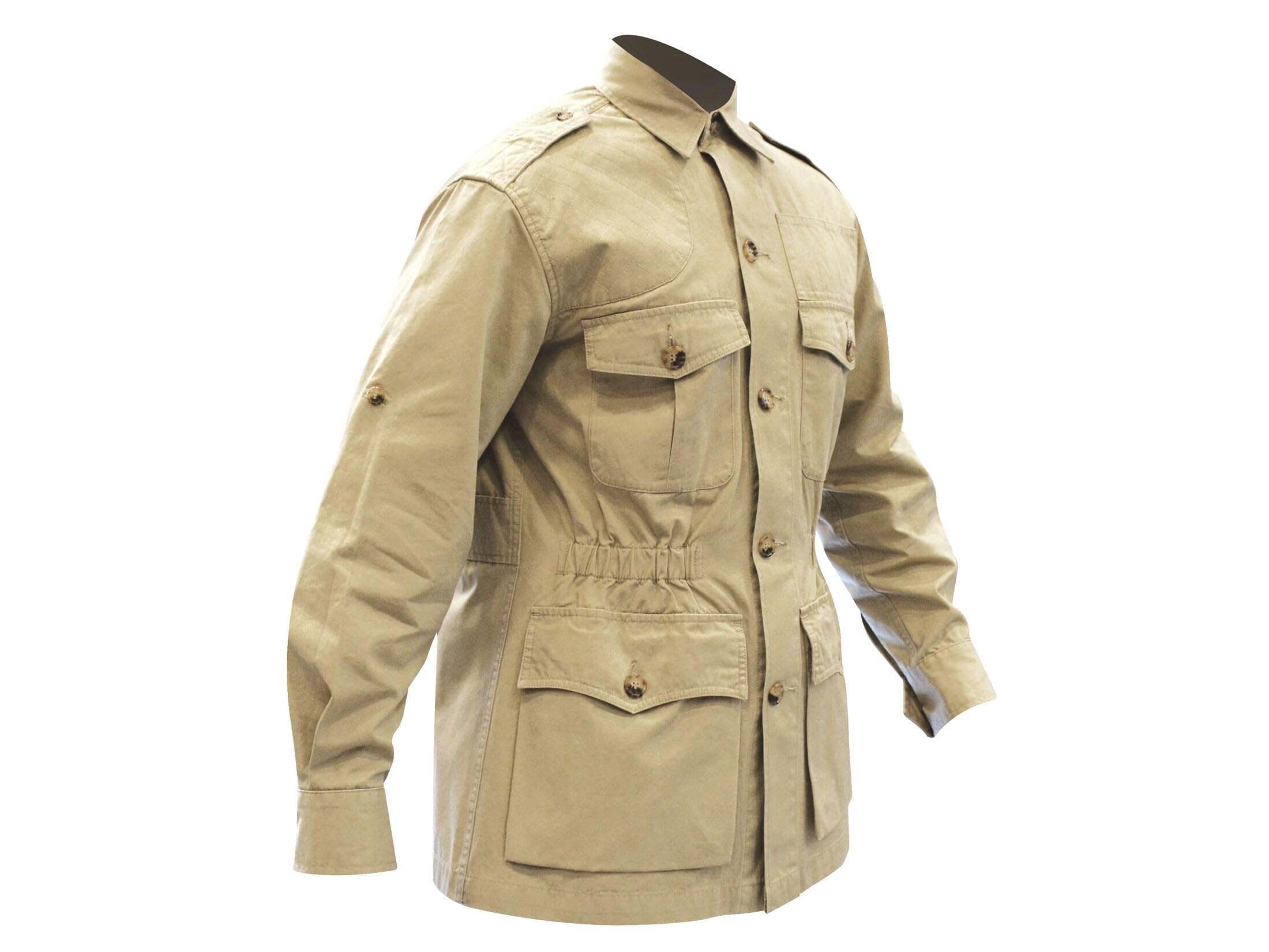 Amazon.com: MidwayUSA Men's Safari Jacket Khaki XL Tall