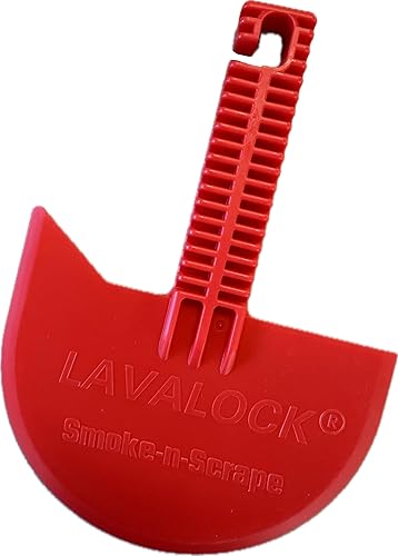 Miniatura 8 de LavaLock Smok-n-Scrape - Parrilla y raspador para ahumar, herramienta de limpieza para removedor de residuos para hervidor Weber, Weber Smokey