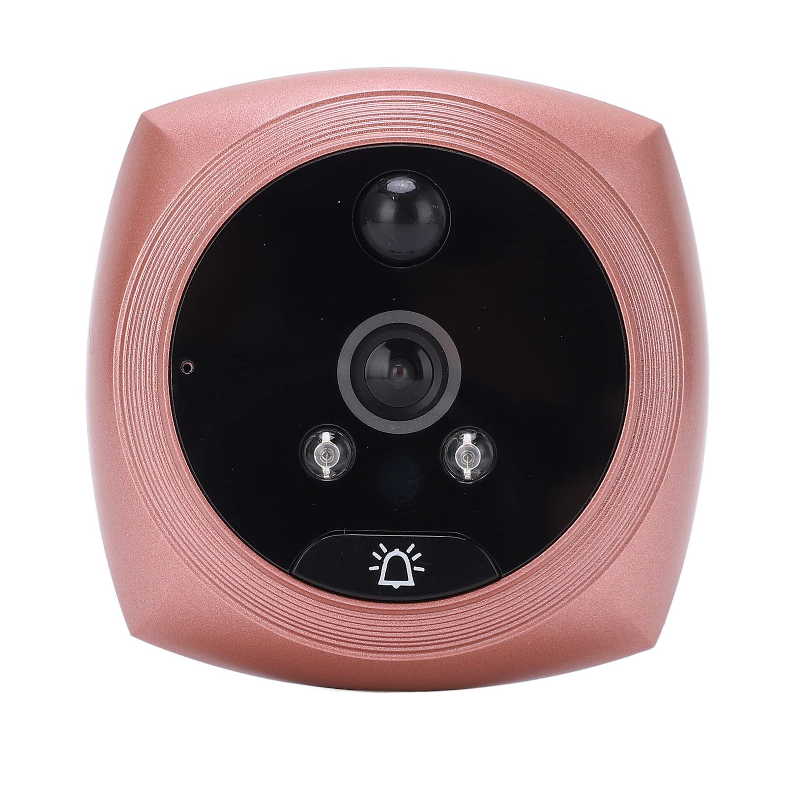 XINL Visor de Mirilla de Timbre, Visor Digital de Puerta PIR Detección de Movimiento Visión Nocturna infrarroja Almacenamiento automático Pantalla de 4.3 Pulgadas para Seguridad en el hogar