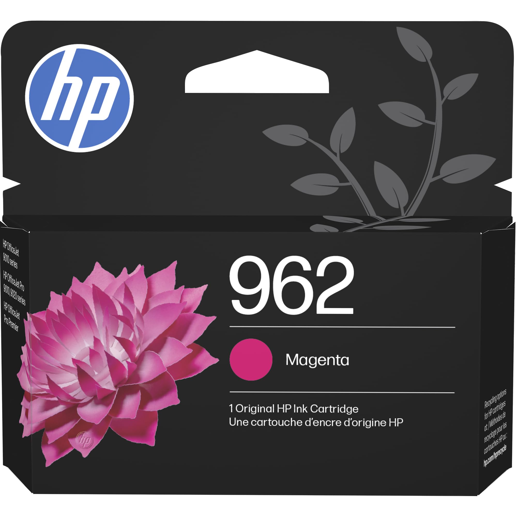 - 962 Magenta Ink Cartridge | Works with OfficeJet 9010, Pro 9010, 9020 | Eligible for Instant Ink | 3HZ97AN