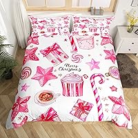 Vista 20 de Juego de funda de edredón de nido de abeja, tamaño Queen, con estampado geométrico hexagonal geométrico, juego de ropa de cama de luces de neón