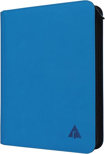 Miniatura 12 de Rayvol Premium - Carpeta de 9 bolsillos para tarjetas - Capacidad para 828 cartas coleccionables, álbum de colección de tarjetas sin anillas de