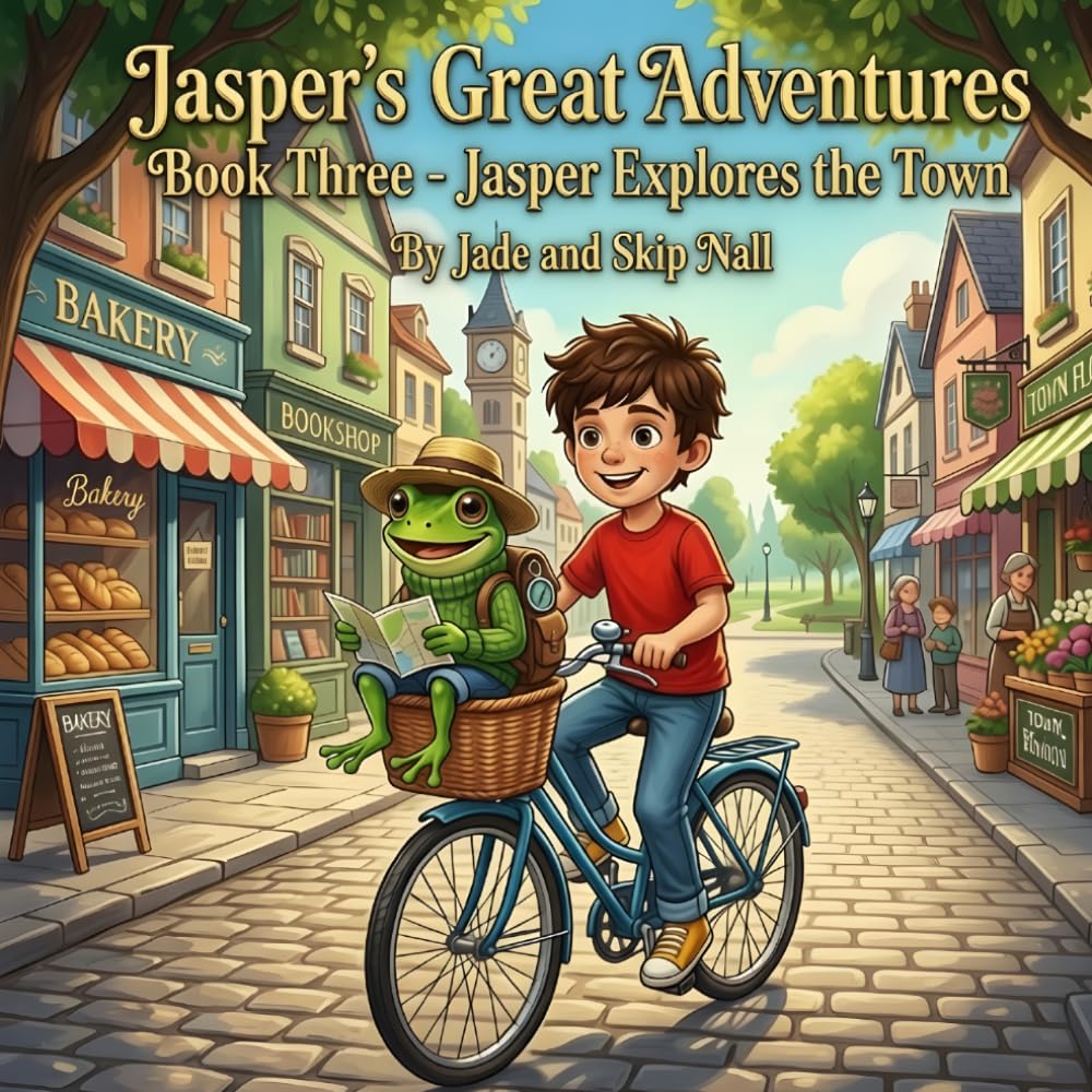 Jasper’s Great Adventures Book Three: Jasper Explores the Town: A Kids Adventure About Courage, Friendship, and Overcoming Fear (Jasper's Big Adventure)