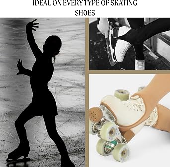 CALZITALY Pack 1 or 2 Pairs – Ladies Professional Skating Tights | Stirrup Figure and Skating Pantyhose | S, M, L | Skin, Black, Caramel | 70 DEN | Made in Italy