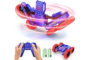 Kid-Controlled Flying Superheroes: DEERC Spider Remote Control Car