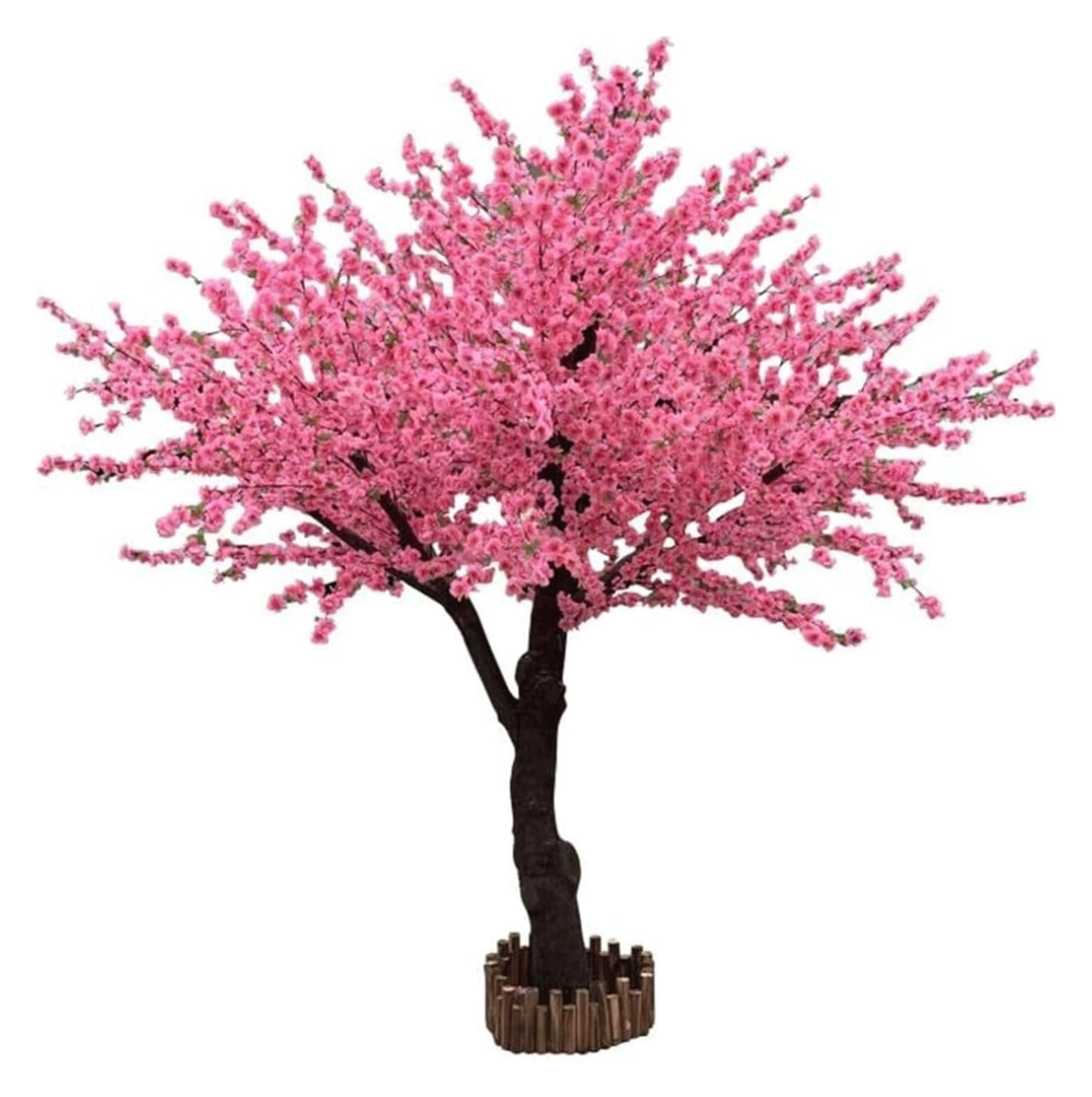 SWENEEN Indoor Artificial Peach Blossom Tree Fake Tree Large Simulation Tree For Indoor And Outdoor Home Artificial Plant Decor Artificial Tree,