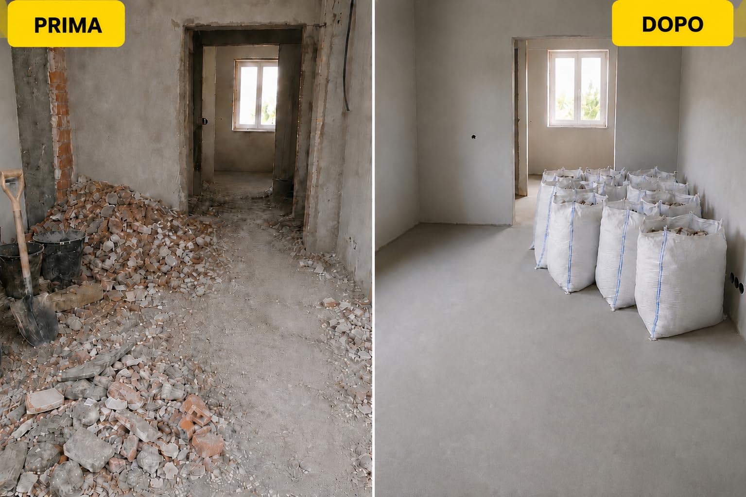 20 sacchetti da cantiere, 95 x 55 cm, in polipropilene intrecciato, ultra resistenti, con 20 fascette e 1 paio di guanti da manipolazione