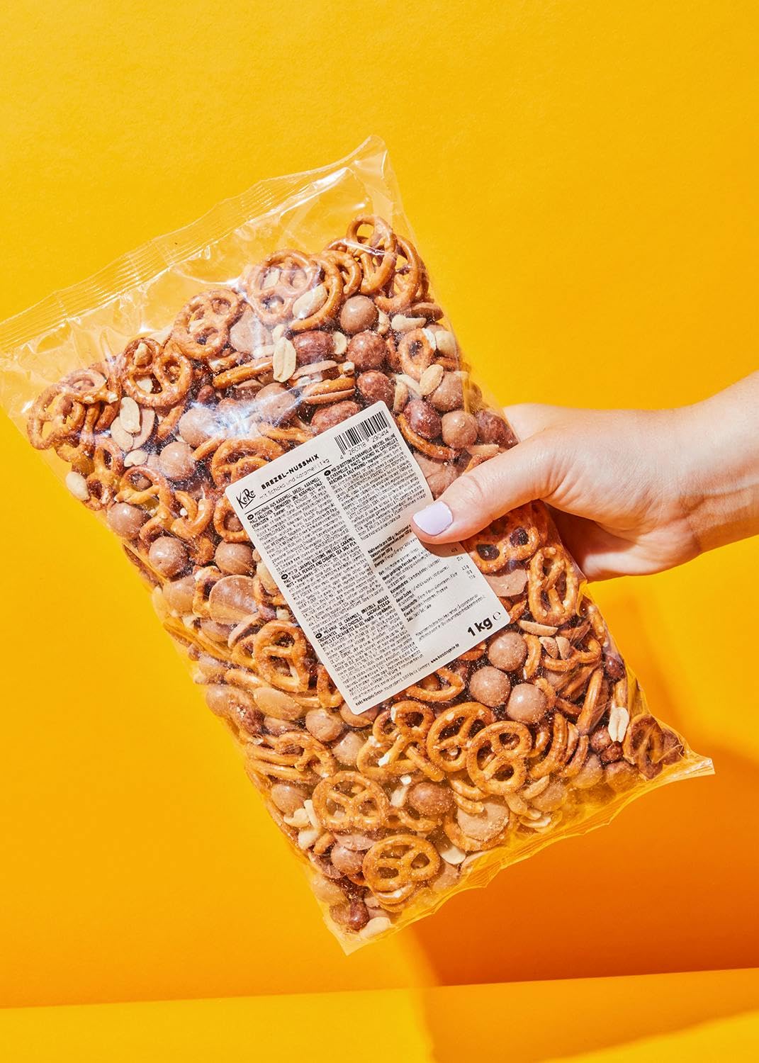 KoRo - Mélange de bretzels et de cacahuètes au chocolat et au caramel 1 kg