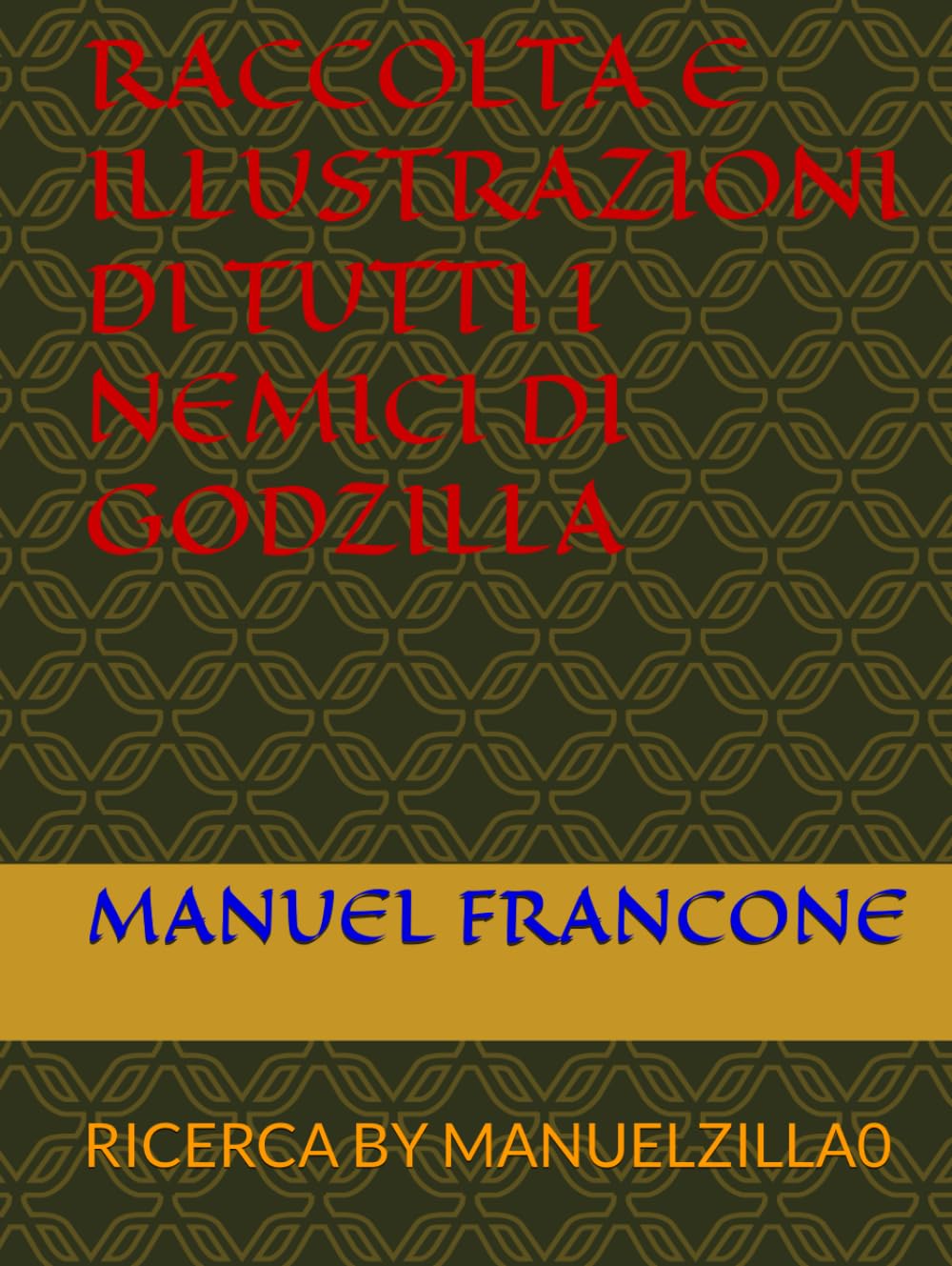 RACCOLTA E ILLUSTRAZIONI DI TUTTI I NEMICI DI GODZILLA: RICERCA BY MANUELZILLA0