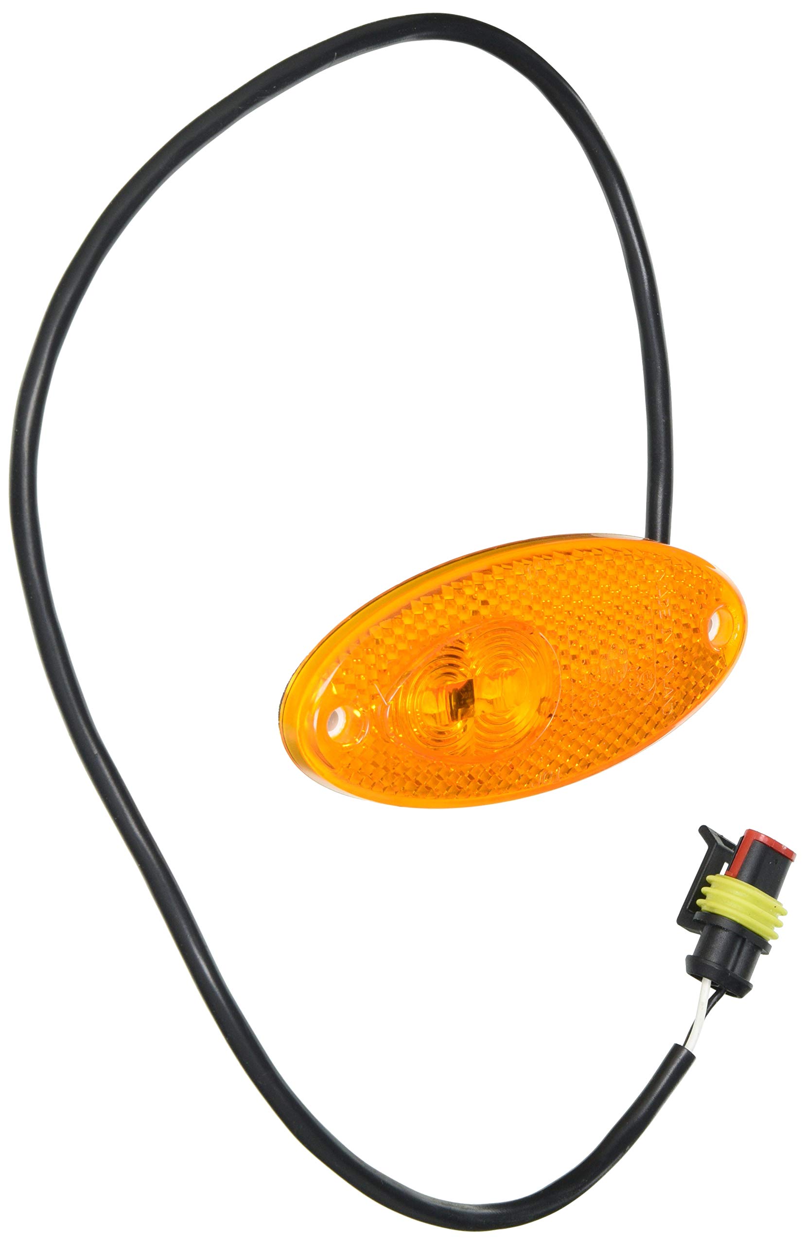 HELLA Luce Demarcazione Laterale LED 12V Gialla - Per Auto, Cavo 500mm - Foto 12