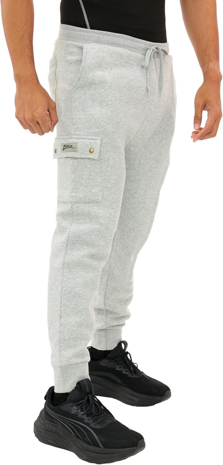 Zubaz NFL Men's Fleece Cargo Jogger Sweatpants (Small - 3XL) - Image 4