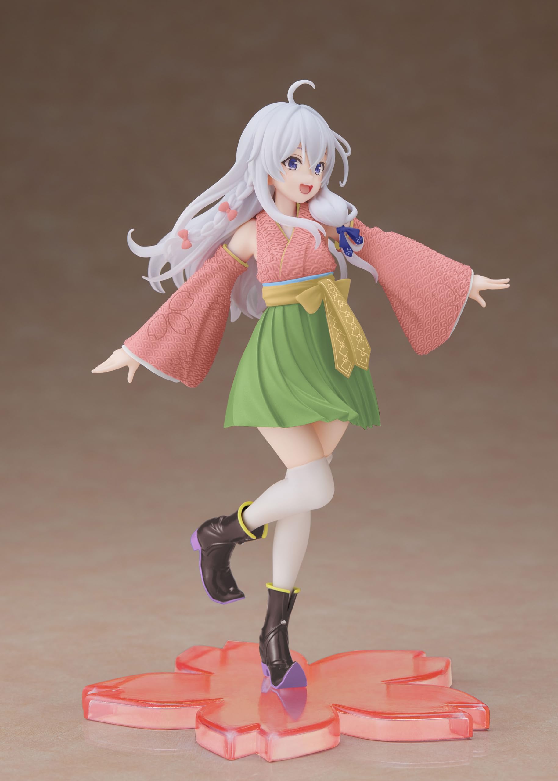 Wandering Witch: The Journey of Elaina PVC Elaina Sakura Kimono Ver. Renewal Edition 20cm, Black - Image 2