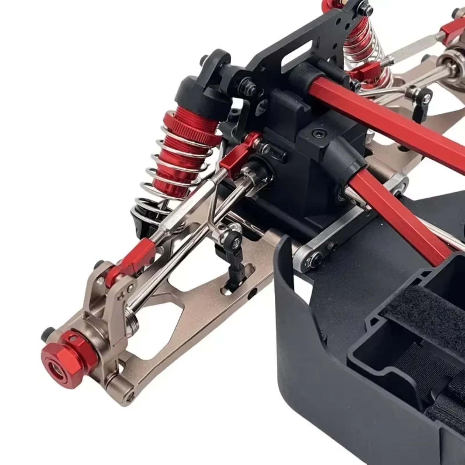 Genérico Brazo Inferior Trasero Metal para MJX 7303 1/7 Control Remoto Actualizaciones Coche Modificaciones Repuesto Piezas Accesorios P73250 Piezas Coche RC