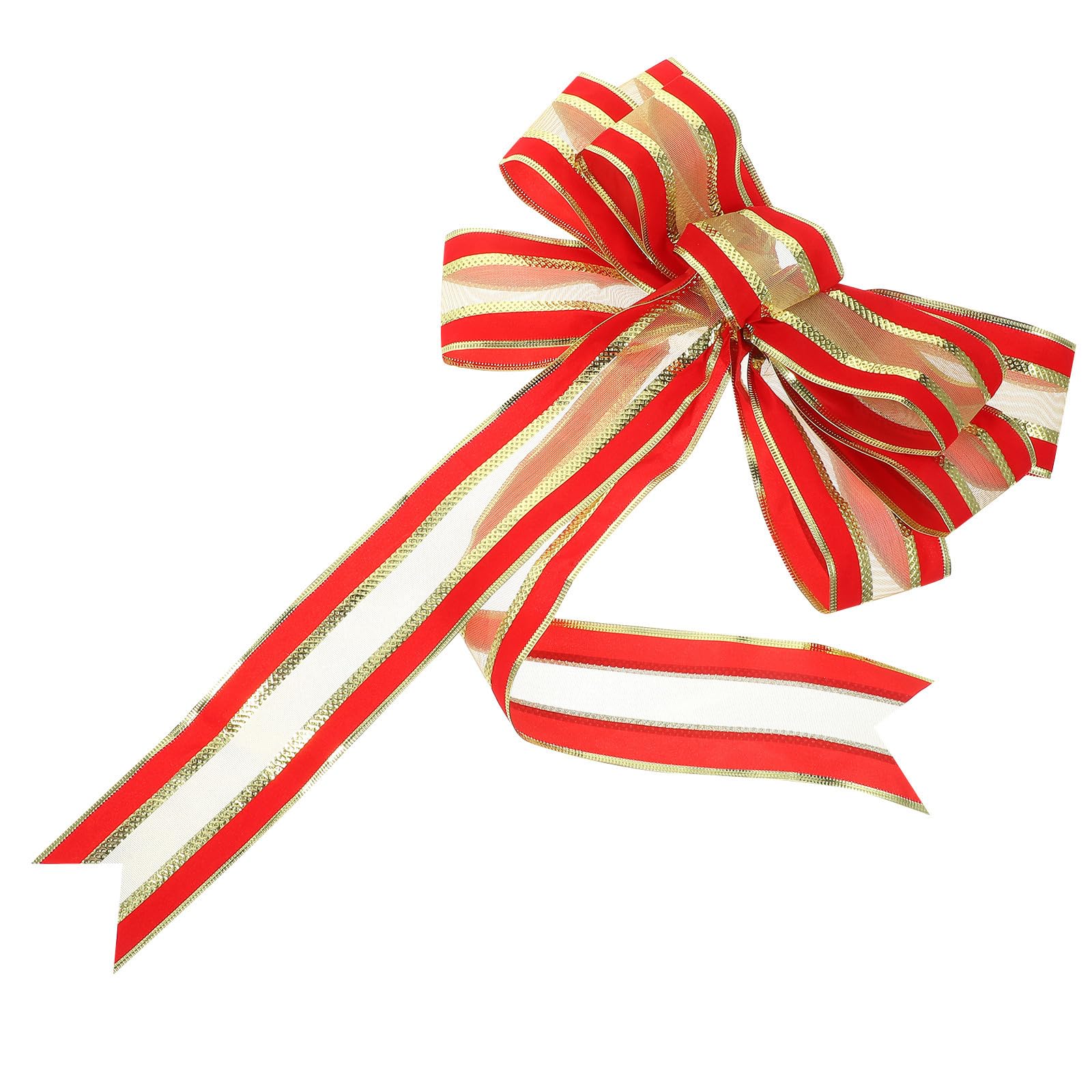 Toyvian 5 Stück Große Christbaumschleife aus Gewebe für Heimpartys und