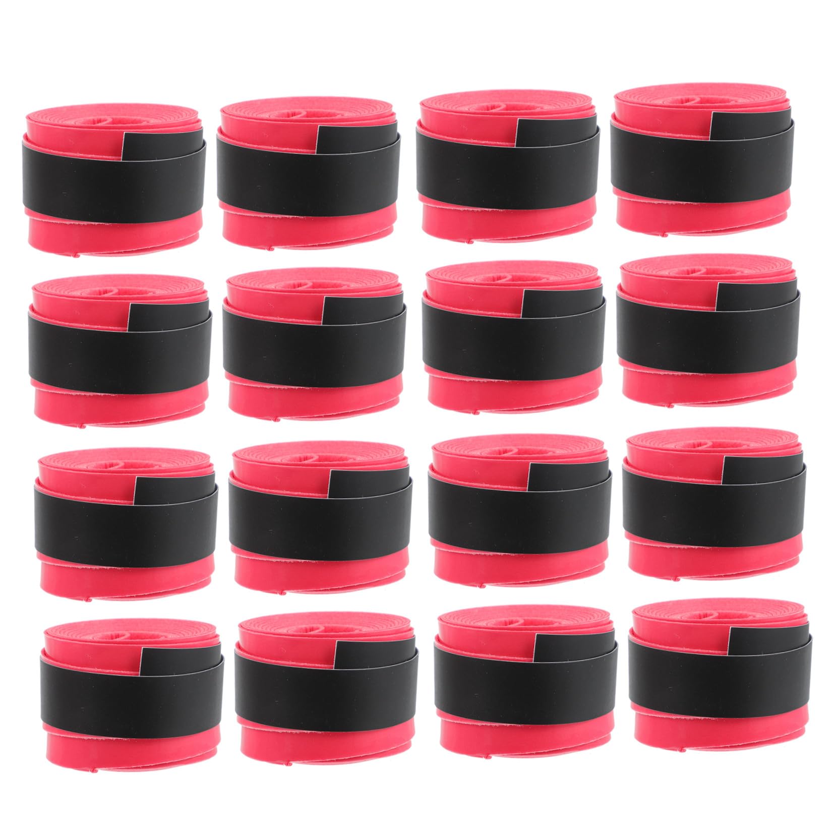 UPKOCH 60 Cintas Elásticas para Raqueta de Bádminton y Tenis Absorbentes y Antideslizantes Color Rojo Multifunción para Agarre Seguro en Deportes de Raqueta Paquete de 60 Unidades
