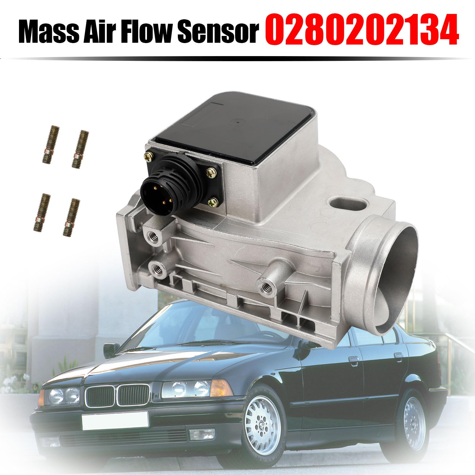 MAF Capteur de débit d'air 0280202134 pour BMW 318Ti 318i 318is 1.8L 1991-1995