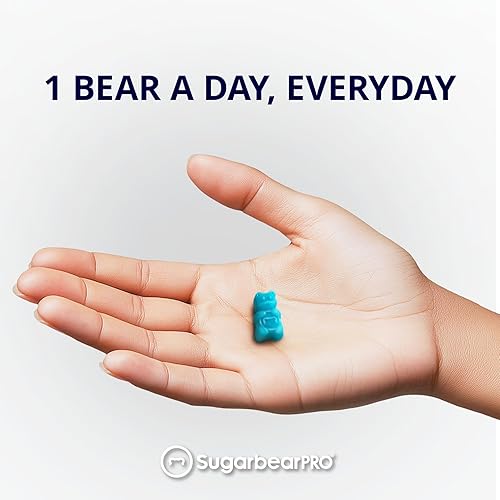 Miniatura 9 de SugarBearPro Vitamina para el cabello en gomitas, suministro para 1 mes, biotina extra de 6000 mcg para el crecimiento del cabello, vitamina B12