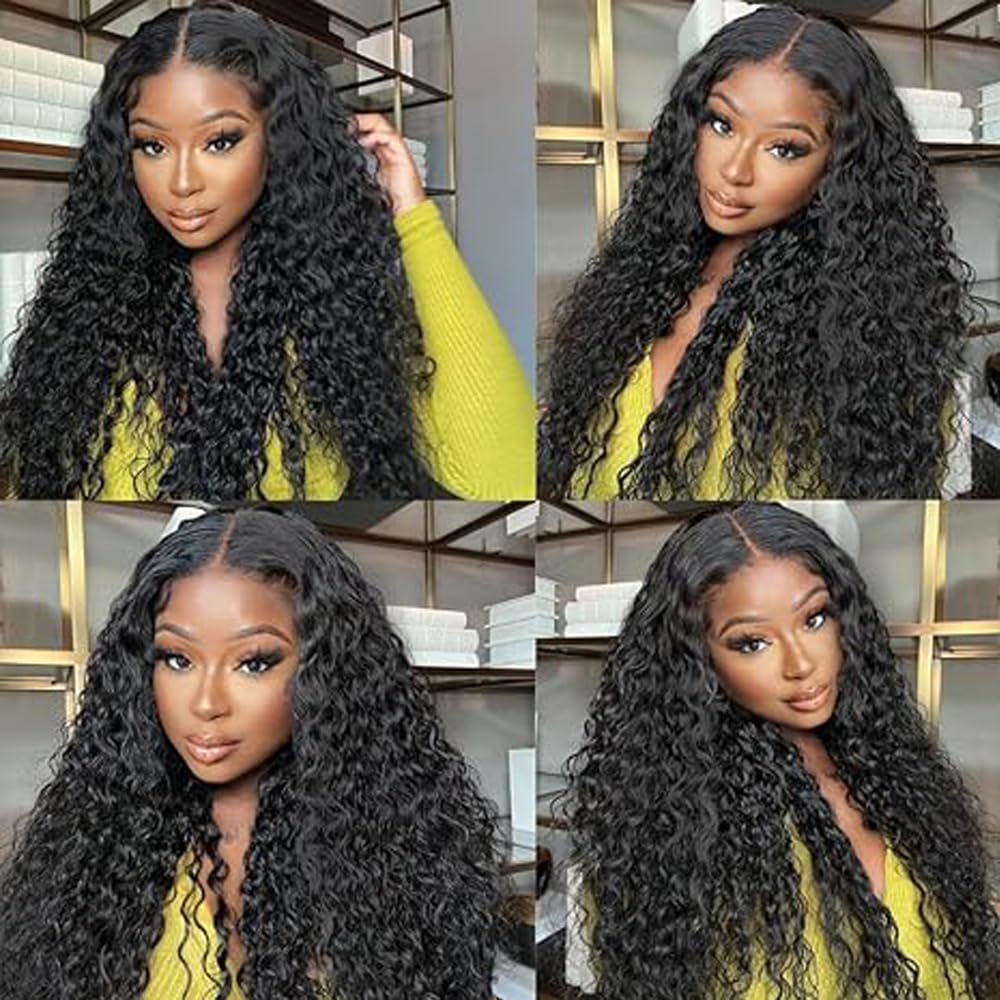 Extension di capelli umani brasiliani Remy brasiliani non trattati, 86,4, 86,4 cm, 86,4 cm, 1B, colore nero naturale, 150 g, per donne