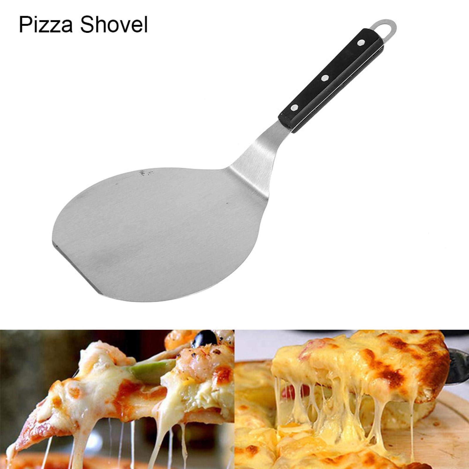 Łopata do pizzy ze stali nierdzewnej Łopata do pizzy Nóż do kuchni Akcesoria do ciasta Łopatka do ciasta Narzędzia do pieczenia domowego Nóż do pizzy z powłoką nieprzywie