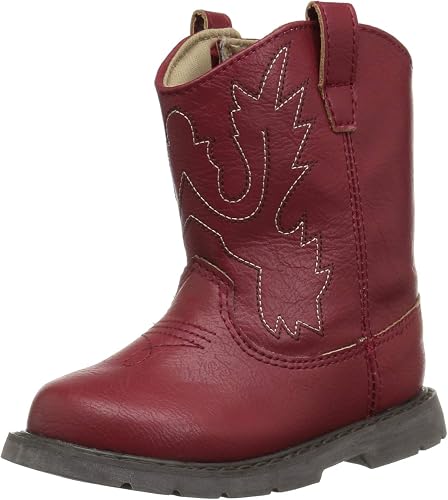 Baby Deer Round Toe Western Boot
