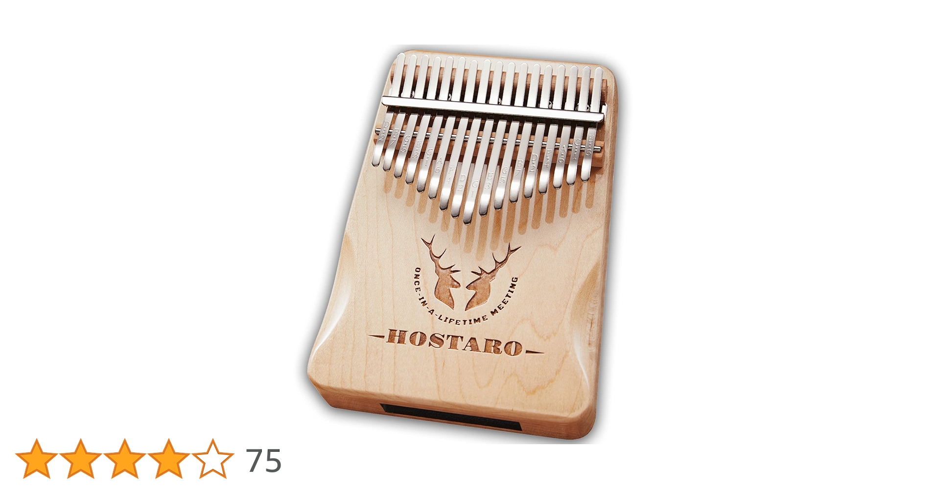 Amazon | Hostaro カリンバ 親指ピアノ kalimba 17キー 箱型 楽器 人気