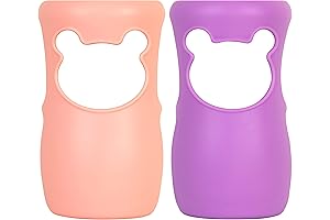 100% Silicone Baby Bottle Sleeves for Philips Avent Natural Glass Baby Bottles