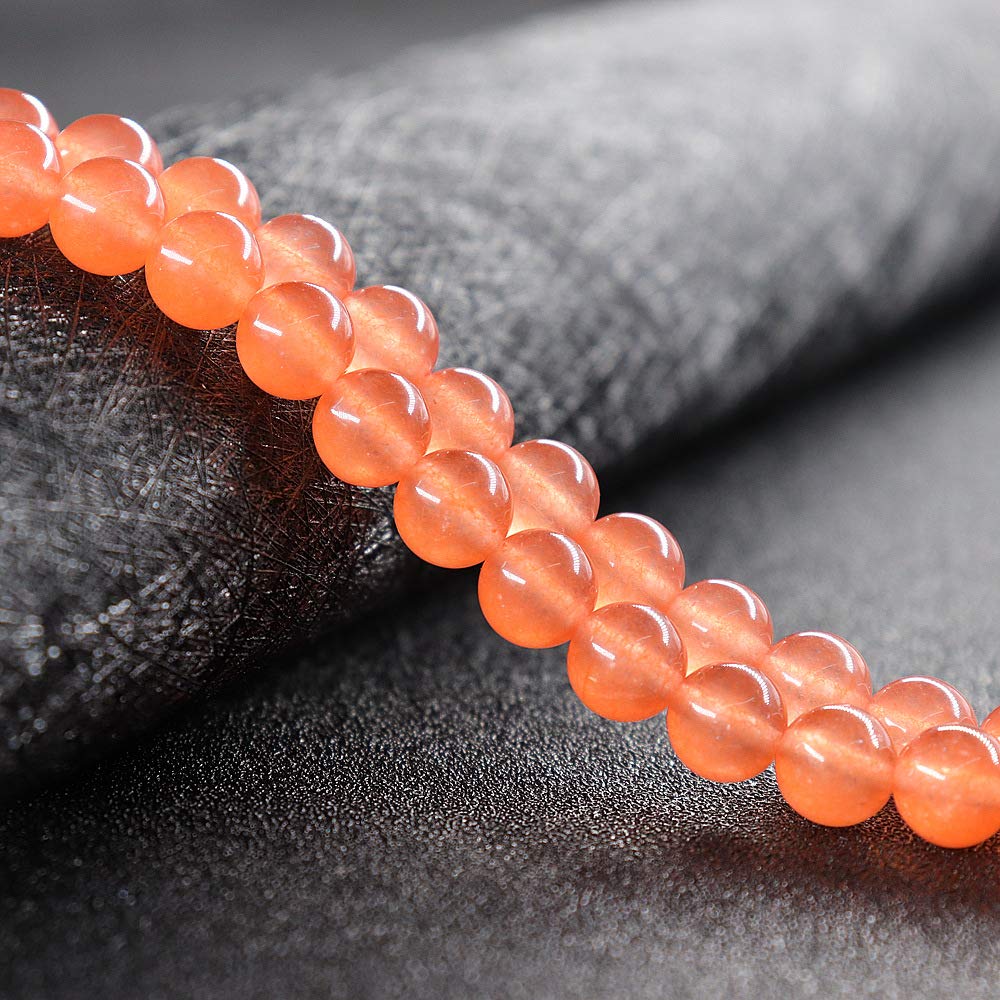 Natural Stone Beads Gemstone Round Loose Beads for Bracelet Necklace Earrings Jewelry Making DIY Crafts Design(1strand 12mm 30pcs)