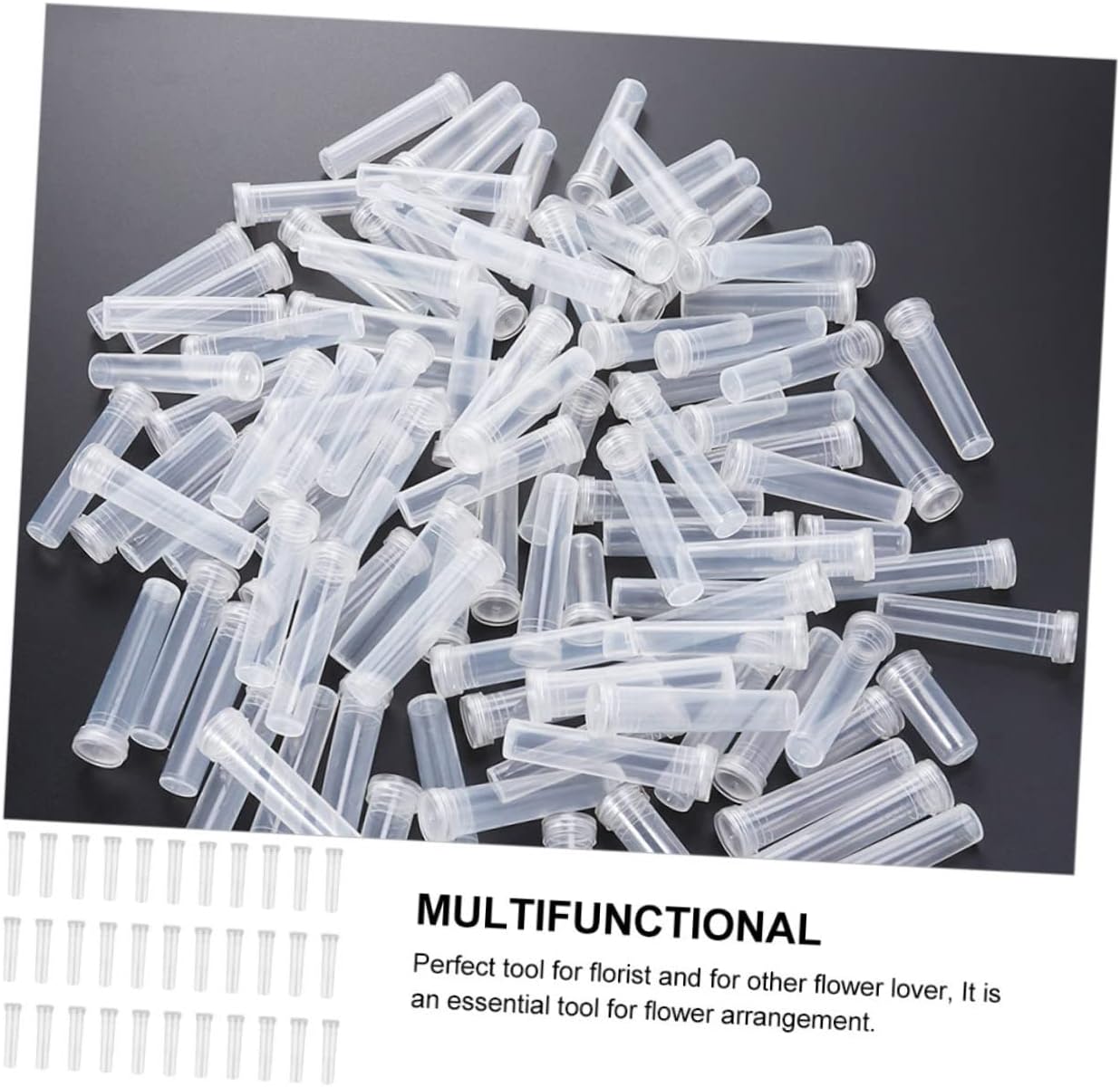 100pcs Flower Culture Tubes Water Storage for Plant Propagation for Home Floral Arrangements and Flower Longevity