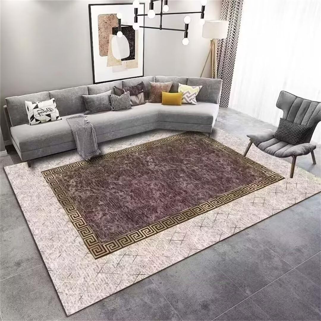 Tapis de salon de chambre gris 50x80 cm idéal pour meuble chambre enfant