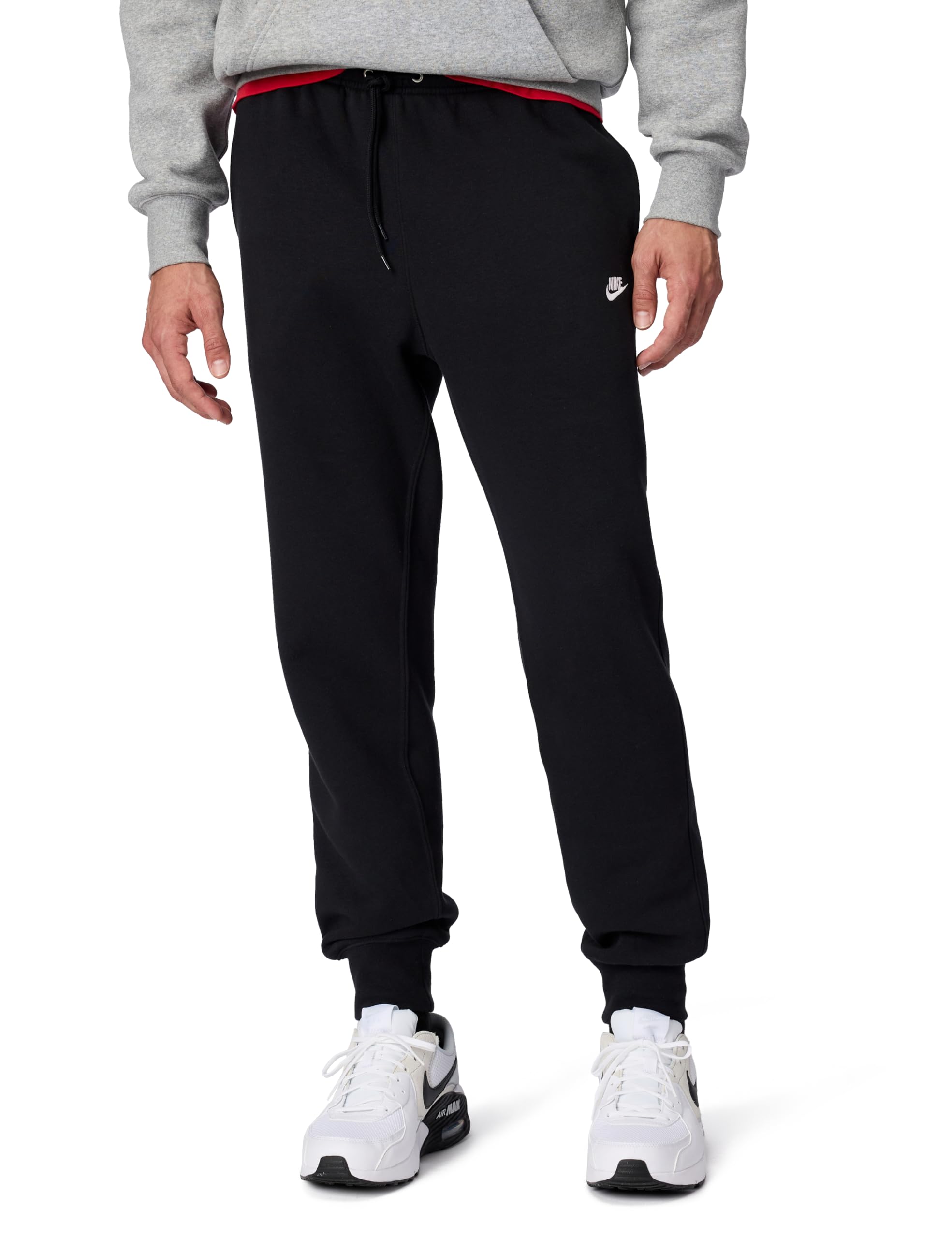 Nike Herren Nk Club BB Jogger Hose (Größe M) in Schwarz/Schwarz/Weiß