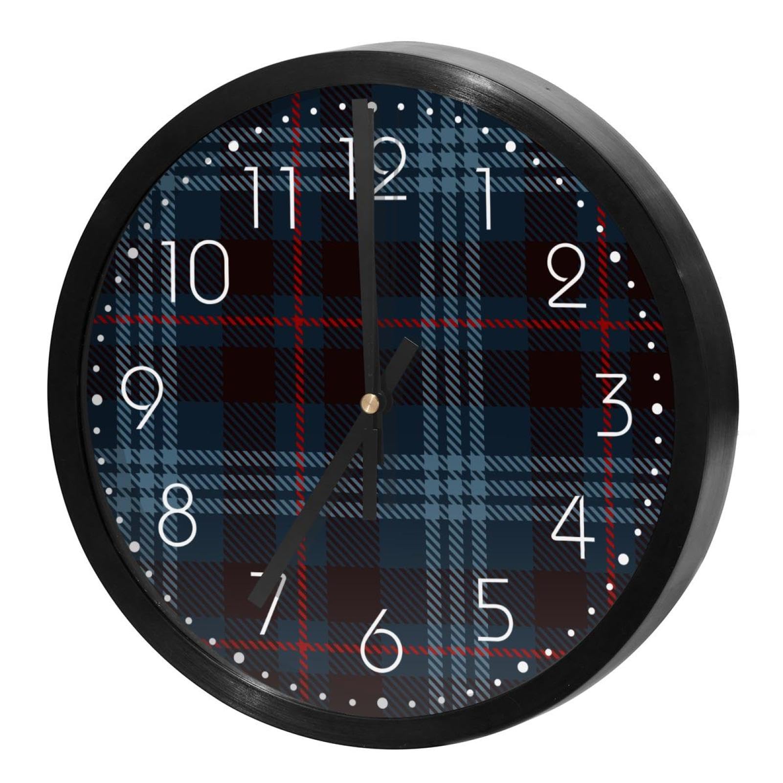 Horloge murale silencieuse sans tic-tac avec mécanisme à quartz précis pour la maison