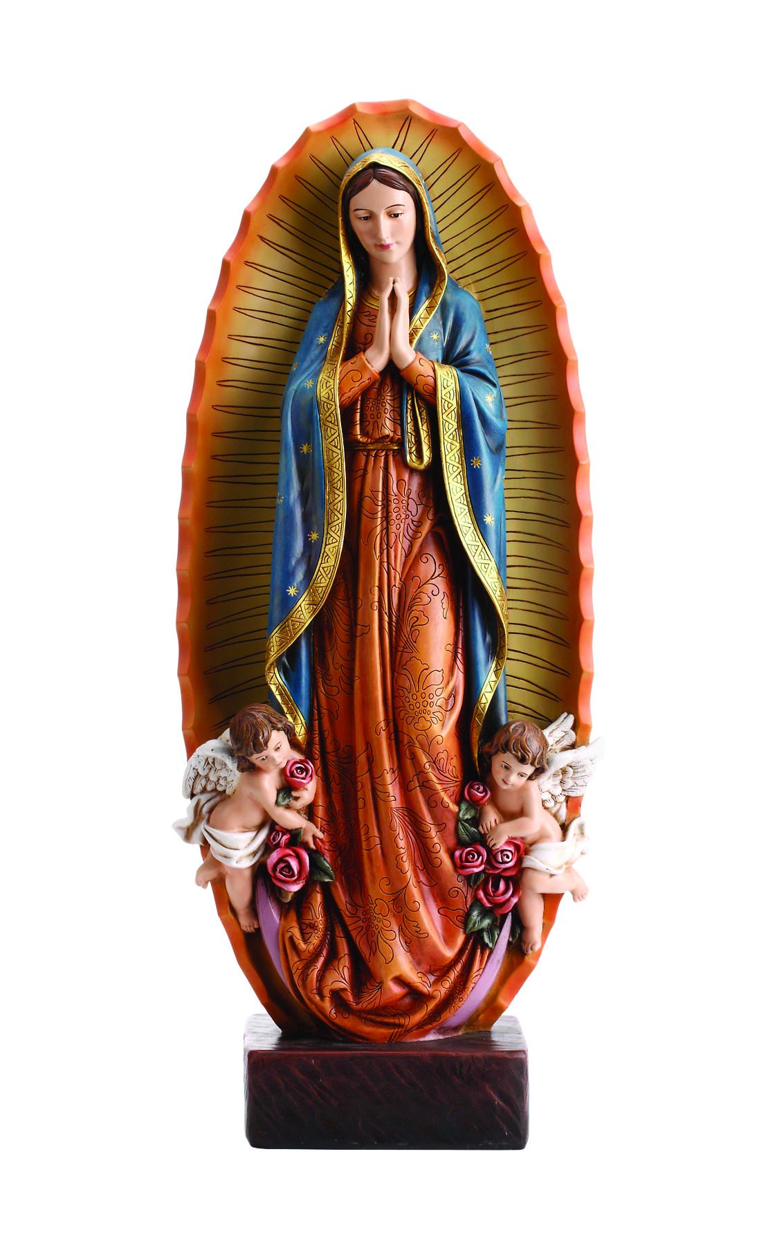 Avalon Gallery Our Lady Virgen De Guadalupe Resin Statue, 23 1/2 Inch