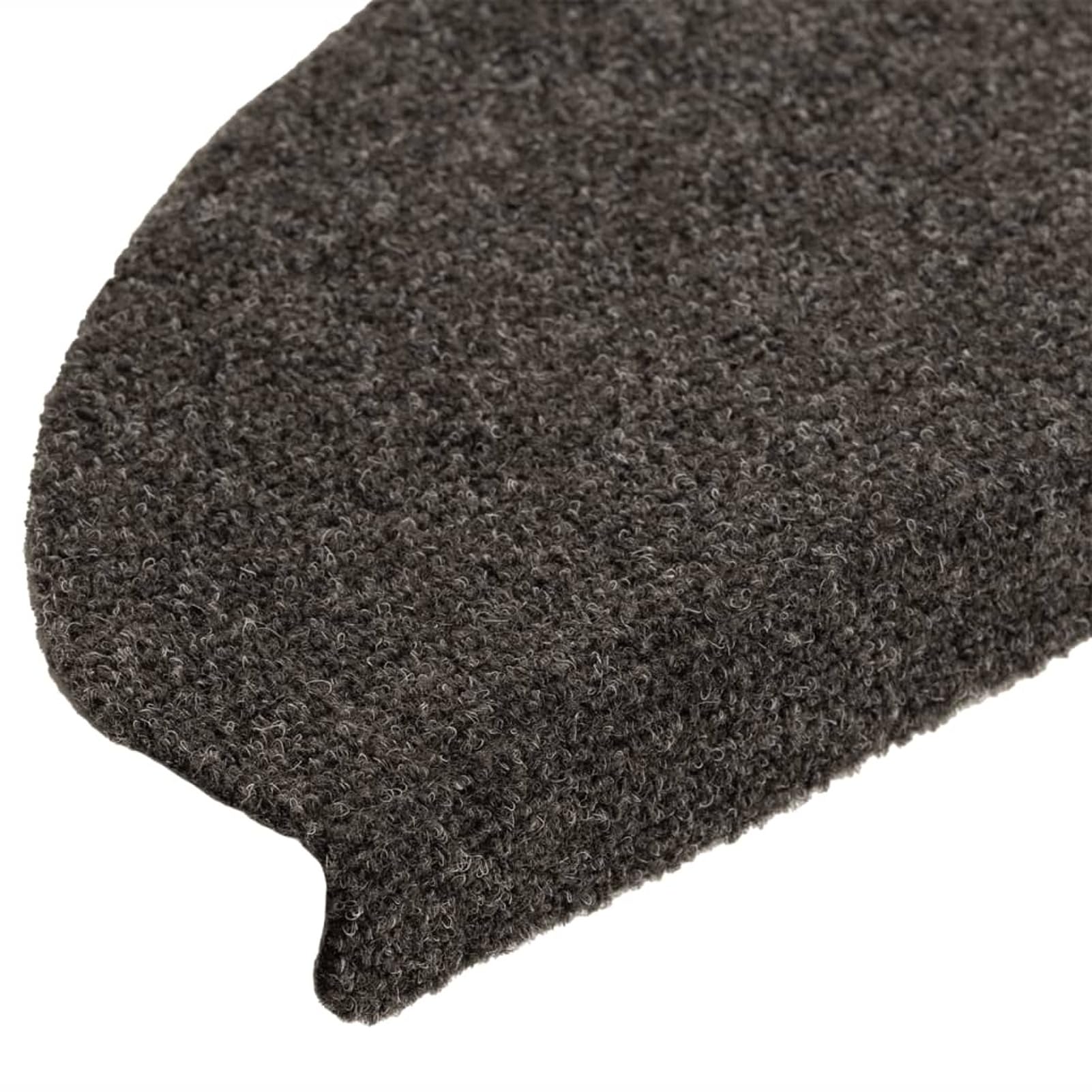 Tidyard Tapis d'escalier Autocollants 10 pcs Anthracite 65x21x4 cm, Tapis Escalier Tapis de Sécurité pour Sol Protection, Aînés et Animaux